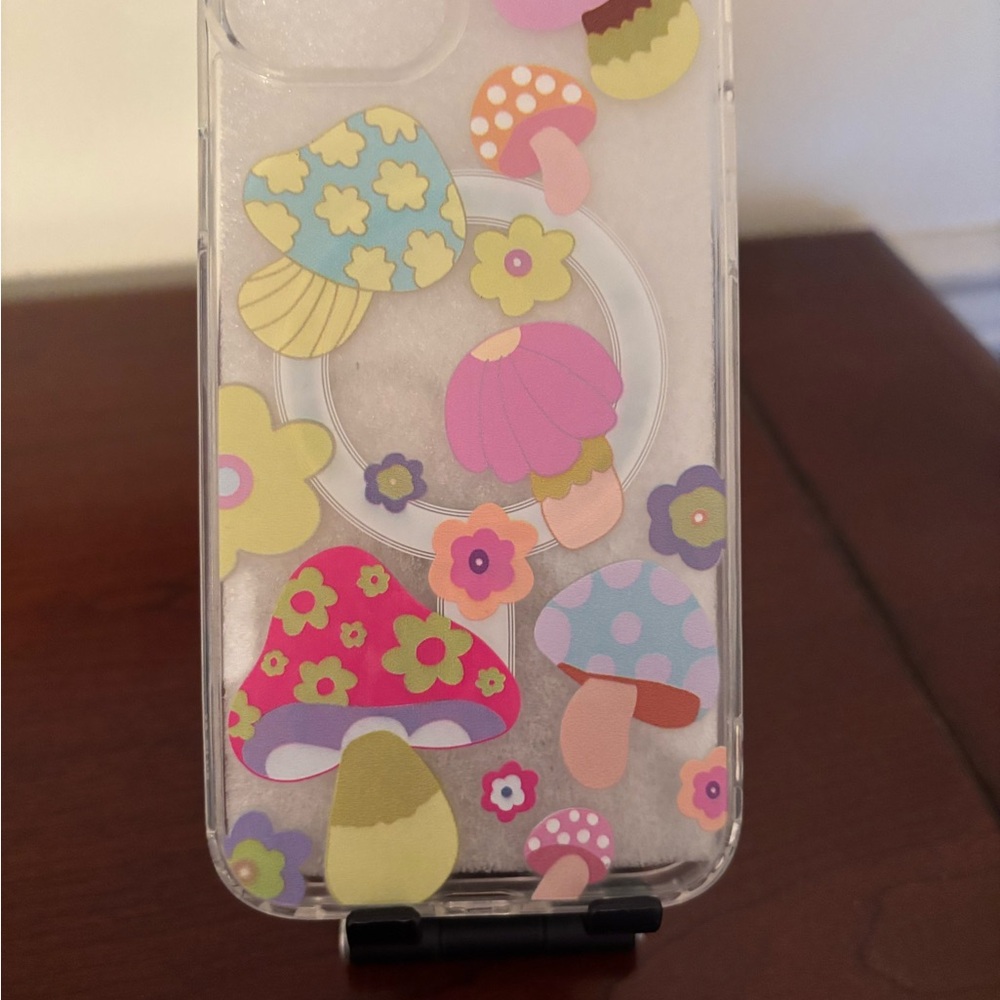Phone 15 plus cases with mushrooms.
